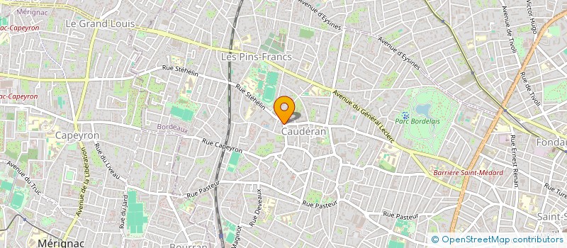 localisation de l'entreprise ROMENDO 2  BORDEAUX