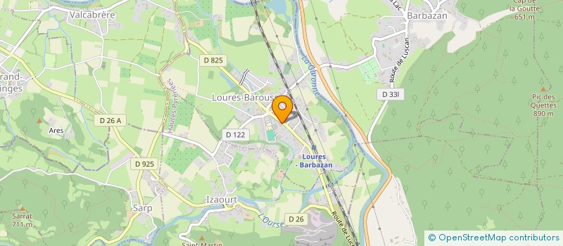 localisation de l'entreprise ROMENT  LOURES-BAROUSSE