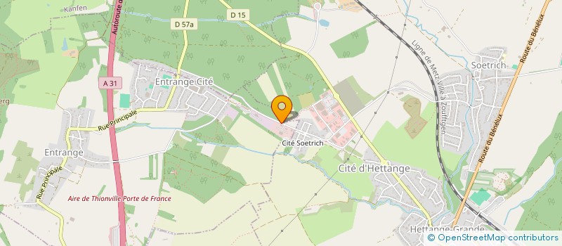 localisation de l'entreprise ROMEO à ENTRANGE