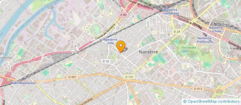 localisation de l'entreprise ROMEO  NANTERRE