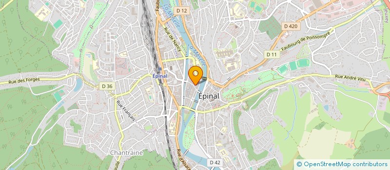 localisation de l'entreprise ROMEO à EPINAL