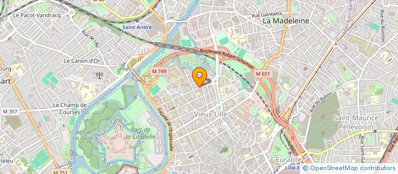 localisation de l'entreprise ROMEO à LILLE