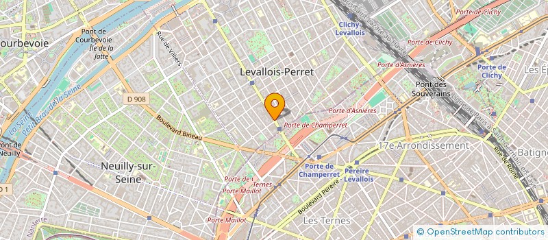 localisation de l'entreprise ROMEO à LEVALLOIS-PERRET