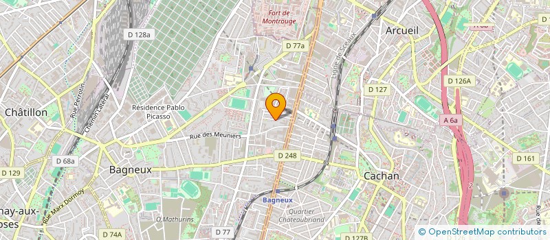 localisation de l'entreprise ROMEO à BAGNEUX