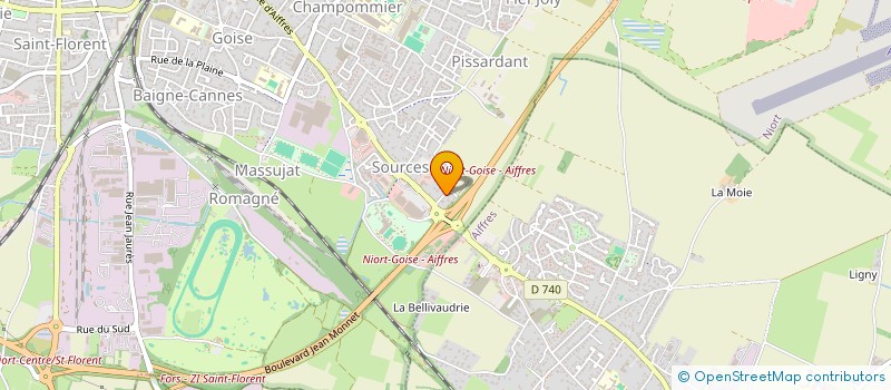 localisation de l'entreprise ROMEO  NIORT