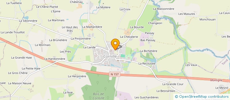 localisation de l'entreprise ROMEO&CO  CORNILLE