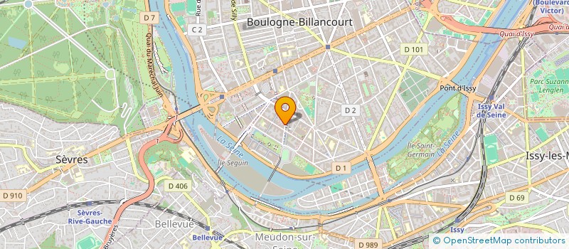 localisation de l'entreprise ROMEO DE BILLANCOURT à BOULOGNE-BILLANCOURT