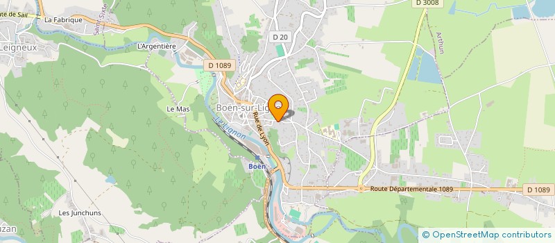 localisation de l'entreprise ROMEO ET COMPAGNIE  BOEN-SUR-LIGNON