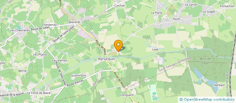 localisation de l'entreprise ROMEO & GIANNI  SAINT-GEORGES-DE-RENEINS