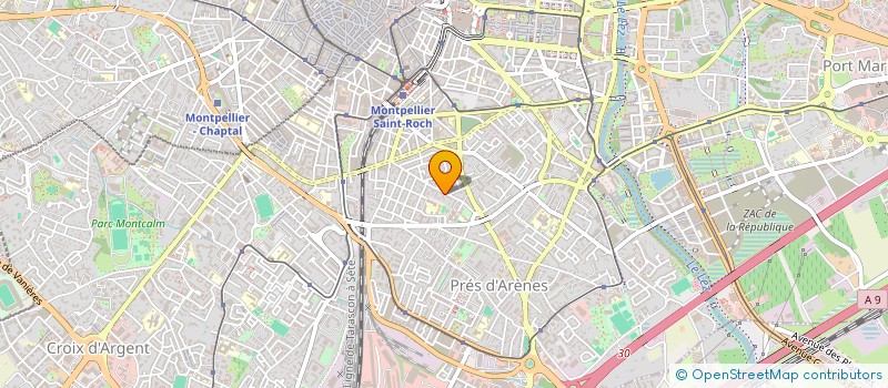 localisation de l'entreprise ROMEO JANNIN IMMO à MONTPELLIER