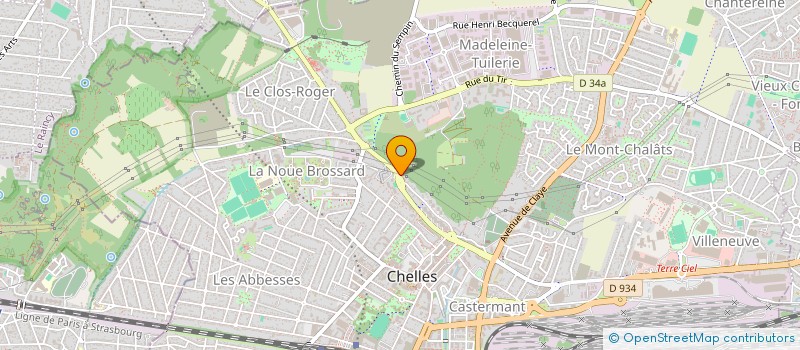 localisation de l'entreprise ROMEO & JULIETTE CELESTE  CHELLES