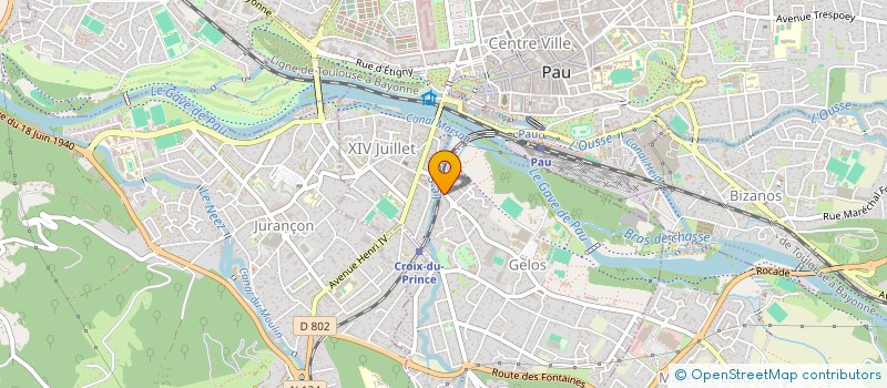 localisation de l'entreprise ROMEO2  GELOS