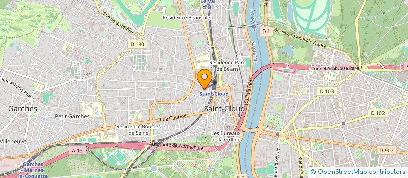 localisation de l'entreprise ROMEODECARA à SAINT-CLOUD