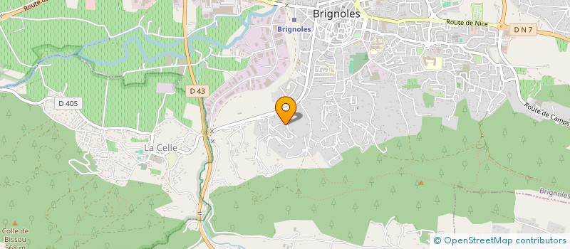 localisation de l'entreprise ROMEOL à BRIGNOLES