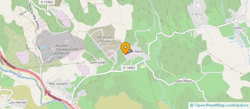 localisation de l'entreprise ROMERO ET FILS à LE BOSC