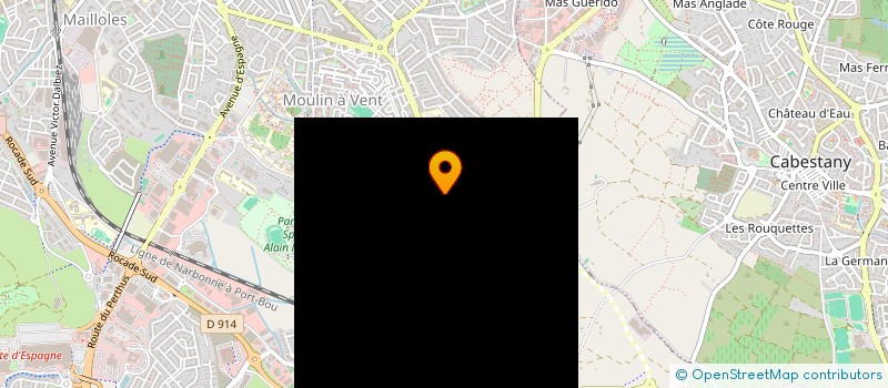 localisation de l'entreprise ROMERO GEOMETRE-EXPERT  PERPIGNAN