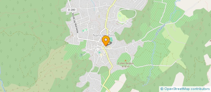 localisation de l'entreprise ROMERO LOCATIONS  NANS-LES-PINS