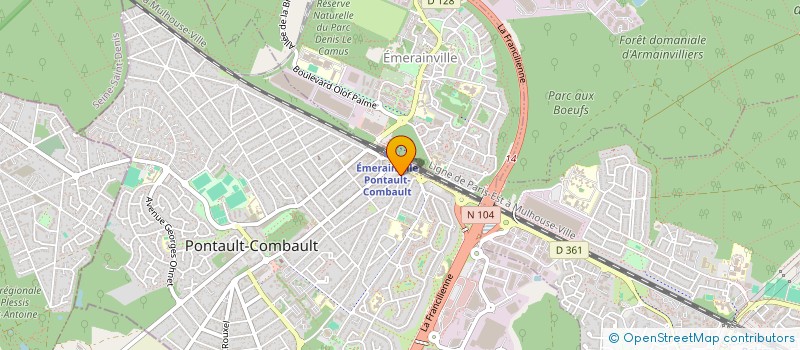 localisation de l'entreprise ROMERO ODC à PONTAULT-COMBAULT