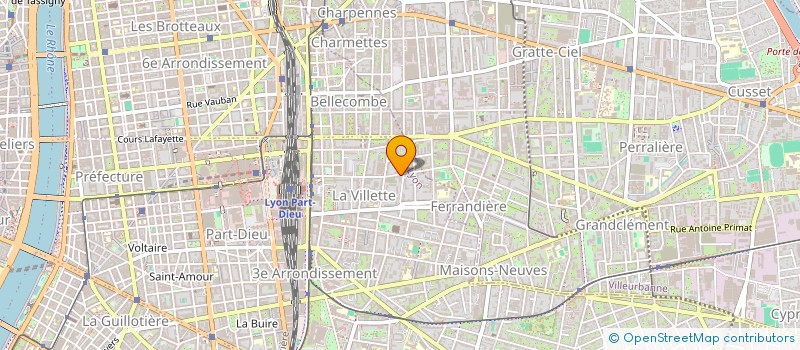 localisation de l'entreprise ROMES  LYON