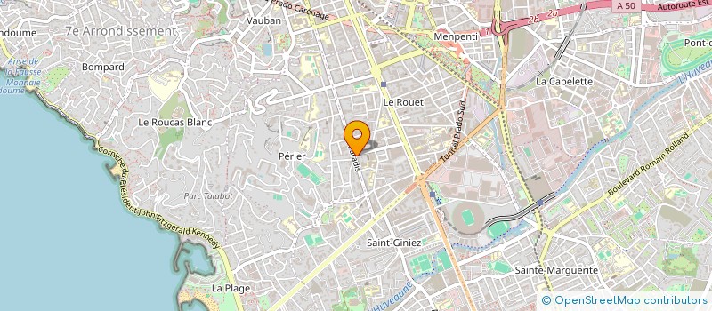 localisation de l'entreprise ROMEVIC à MARSEILLE