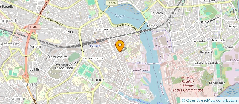 localisation de l'entreprise ROMEXER SCI  LORIENT