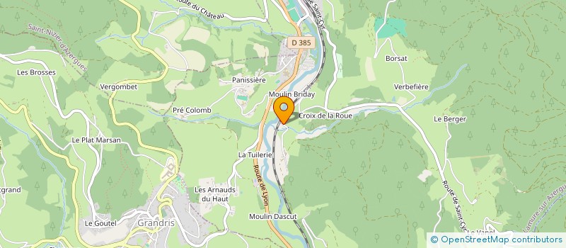 localisation de l'entreprise ROMHEO  LAMURE-SUR-AZERGUES