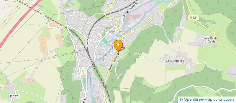 localisation de l'entreprise ROMI  MALAUNAY