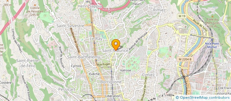 localisation de l'entreprise ROMI à NICE