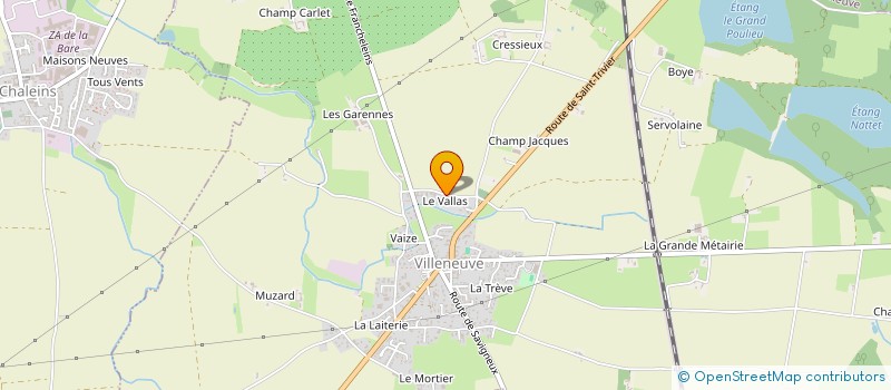 localisation de l'entreprise ROMI  VILLENEUVE