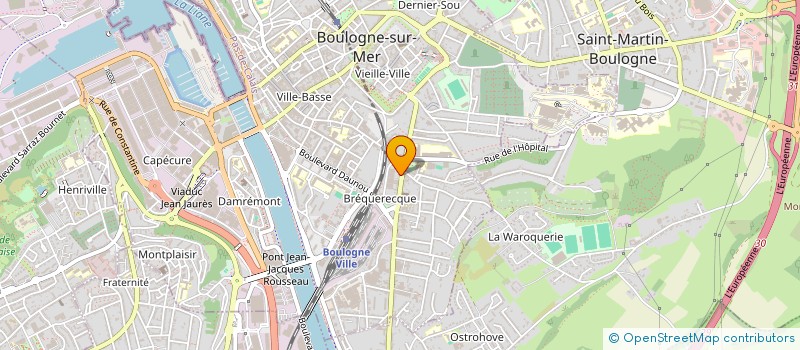 localisation de l'entreprise ROMI  BOULOGNE-SUR-MER