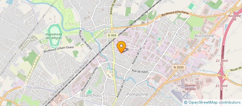 localisation de l'entreprise ROMI  MONTAUBAN