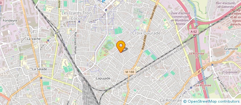 localisation de l'entreprise ROMI  TOULOUSE