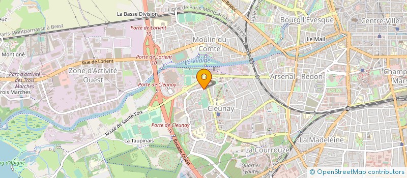localisation de l'entreprise ROMI LOIRE à RENNES