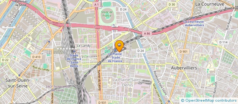 localisation de l'entreprise ROMI ORGANISATION à SAINT-DENIS