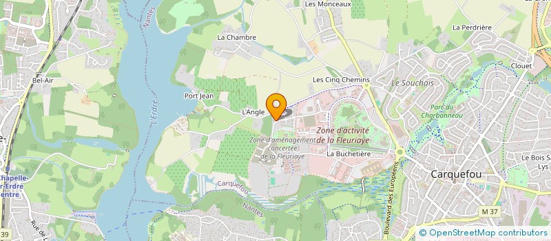 localisation de l'entreprise ROMIAN  CARQUEFOU