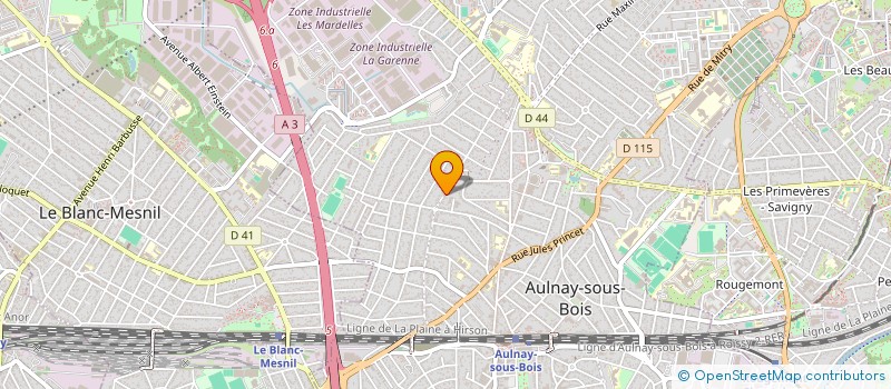 localisation de l'entreprise ROMICA BAT à AULNAY-SOUS-BOIS