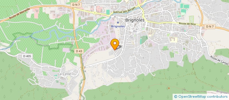 localisation de l'entreprise ROMICHE à BRIGNOLES