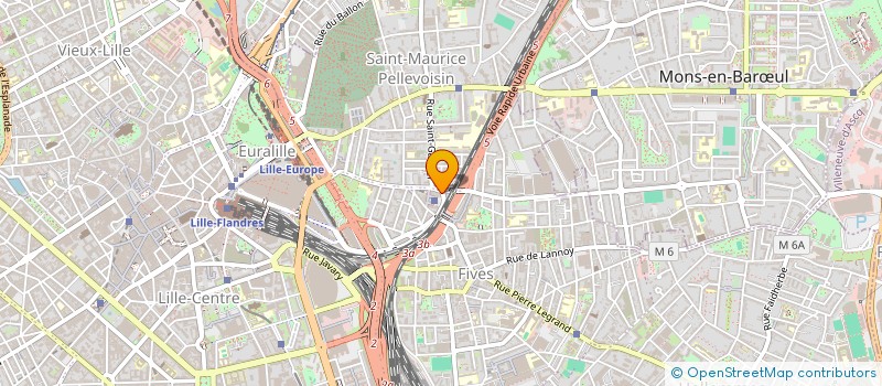 localisation de l'entreprise ROMICOM à LILLE