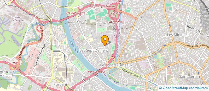 localisation de l'entreprise ROMIEU à TOULOUSE