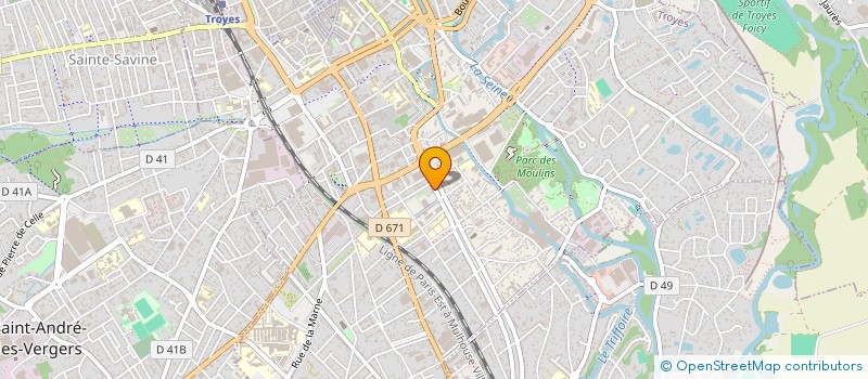 localisation de l'entreprise ROMIFRAN à TROYES