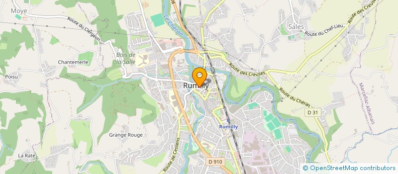 localisation de l'entreprise ROMILIA MEDICAL à RUMILLY
