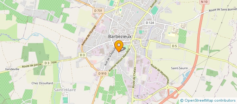 localisation de l'entreprise ROMILIE à LACHAISE