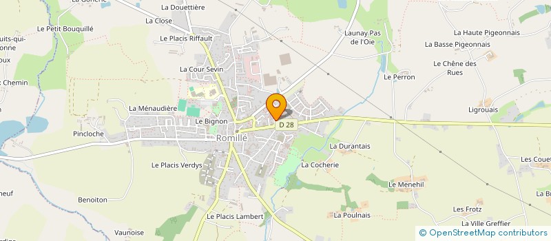 localisation de l'entreprise ROMILLE FORCE UNIE  ROMILLE