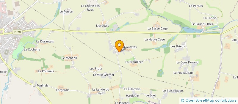 localisation de l'entreprise ROMILLE SOLIDARITE  ROMILLE