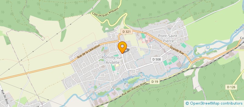localisation de l'entreprise ROMILLY CONDUITE  ROMILLY-SUR-ANDELLE
