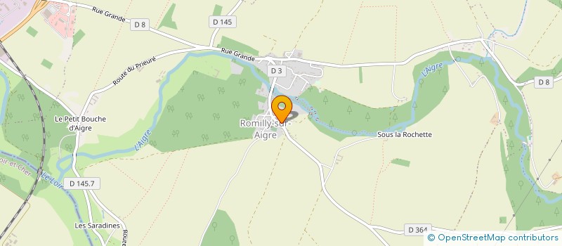 localisation de l'entreprise ROMILLY EN FETE à CLOYES-LES-TROIS-RIVIERES