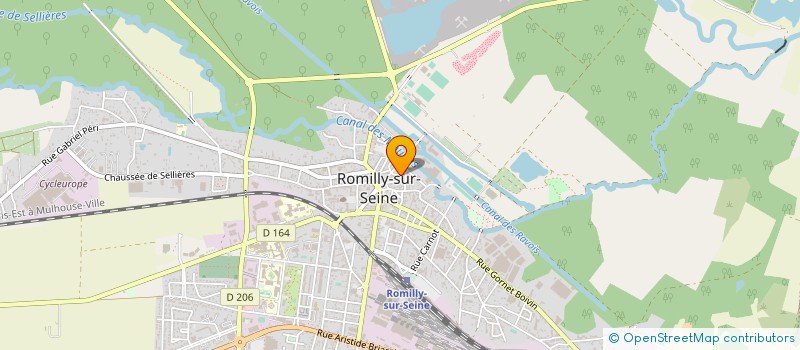 localisation de l'entreprise ROMILLY H A D à ROMILLY SUR SEINE