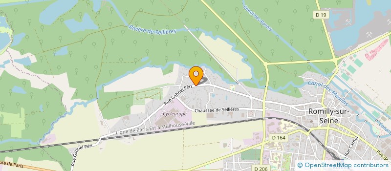 localisation de l'entreprise ROMILLY VIANDES SA  ROMILLY-SUR-SEINE