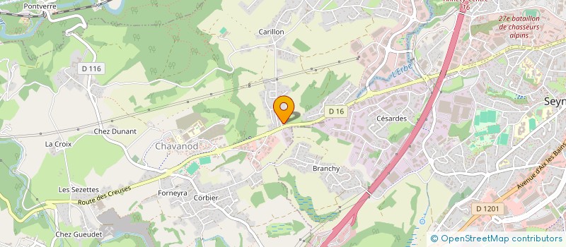 localisation de l'entreprise ROMINA  CHAVANOD