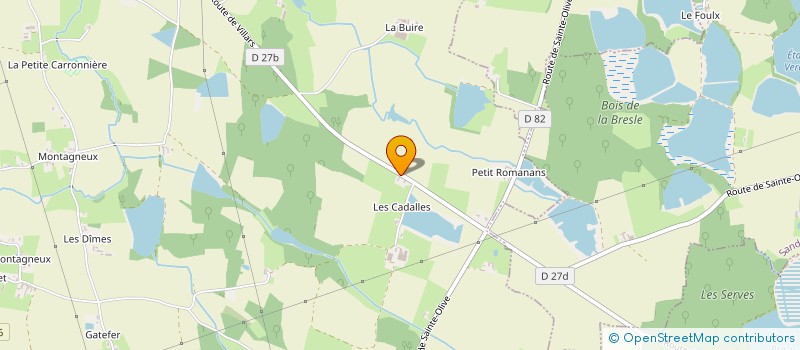 localisation de l'entreprise ROMINAIE  SAINT-TRIVIER-SUR-MOIGNANS